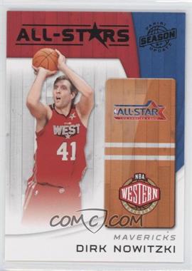 2010-11 Panini Season Update - All-Stars #10 - Dirk Nowitzki (Lil Wayne in Background)