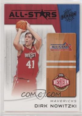 2010-11 Panini Season Update - All-Stars #10 - Dirk Nowitzki (Lil Wayne in Background)