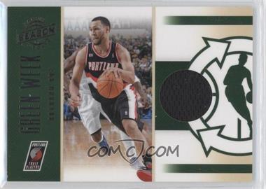 2010-11 Panini Season Update - Green Week Jerseys #5 - Brandon Roy /99