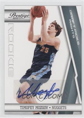 2010-11 Panini Season Update - Prestige Rookies Update - Draft Picks Rights Signatures #250 - Timofey Mozgov /199