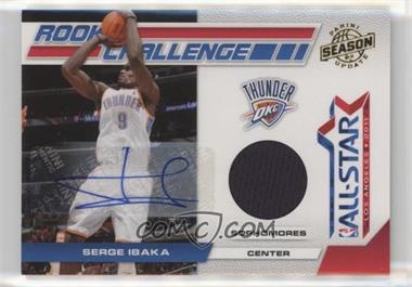 2010-11 Panini Season Update - Rookie Challenge - Materials Signatures #13 - Serge Ibaka /25