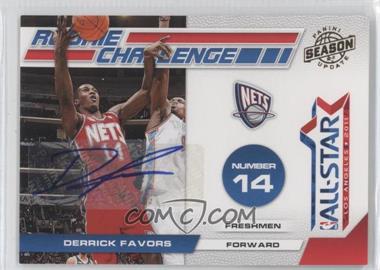 2010-11 Panini Season Update - Rookie Challenge - Signatures #2 - Derrick Favors /49
