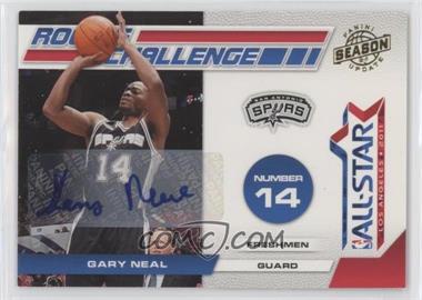 2010-11 Panini Season Update - Rookie Challenge - Signatures #4 - Gary Neal /49