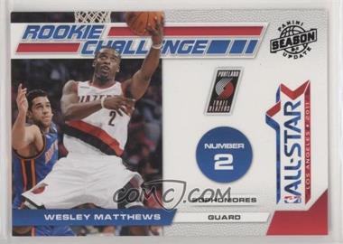 2010-11 Panini Season Update - Rookie Challenge #15 - Wesley Matthews