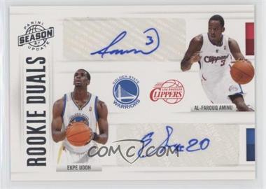 2010-11 Panini Season Update - Rookie Duals Signatures #14 - Al-Farouq Aminu, Ekpe Udoh /99