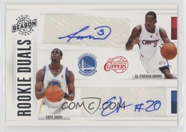 2010-11 Panini Season Update - Rookie Duals Signatures #14 - Al-Farouq Aminu, Ekpe Udoh /99