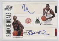 Larry Sanders, Ed Davis [EX to NM] #/99