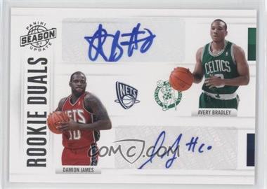 2010-11 Panini Season Update - Rookie Duals Signatures #39 - Avery Bradley, Damion James /99