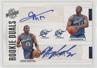 Jordan Crawford, Kevin Seraphin #/99