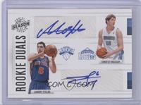 Landry Fields, Timofey Mozgov #/99