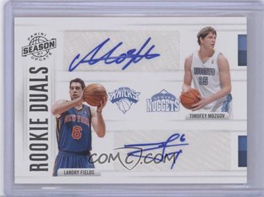 2010-11 Panini Season Update - Rookie Duals Signatures #53 - Landry Fields, Timofey Mozgov /99