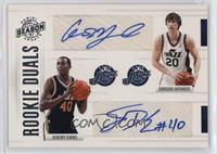 Gordon Hayward, Jeremy Evans #/99