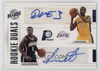 Devin Ebanks, Lance Stephenson #/99