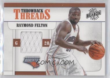 2010-11 Panini Season Update - Throwback Threads #17 - Raymond Felton /299