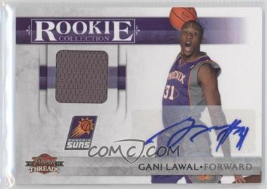 2010-11 Panini Threads - Rookie Collection Materials - Autographs #35 - Gani Lawal /50