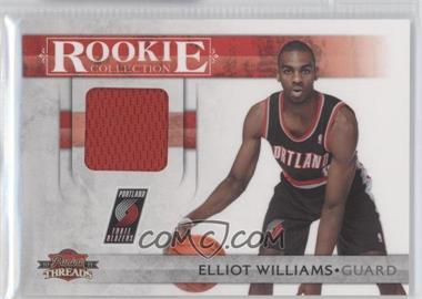 2010-11 Panini Threads - Rookie Collection Materials #20 - Elliot Williams /399