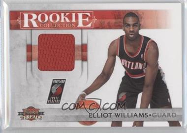 2010-11 Panini Threads - Rookie Collection Materials #20 - Elliot Williams /399
