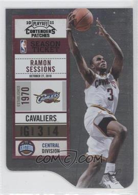 2010-11 Playoff Contenders Patches - [Base] - Black Die-Cut #77 - Ramon Sessions /49