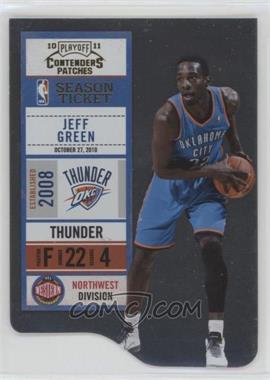 2010-11 Playoff Contenders Patches - [Base] - Gold Die-Cut #28 - Jeff Green /99