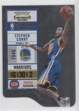 2010-11 Playoff Contenders Patches - [Base] - Gold Die-Cut #8 - Stephen Curry /99