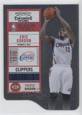 2010-11 Playoff Contenders Patches - [Base] - Silver Die-Cut #7 - Eric Gordon /299