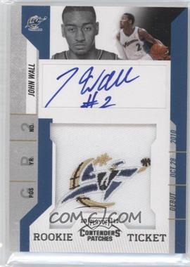 2010-11 Playoff Contenders Patches - [Base] #101 - Rookie Ticket Autograph - John Wall