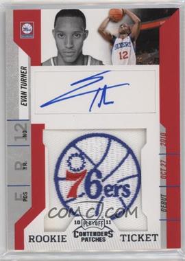 2010-11 Playoff Contenders Patches - [Base] #102 - Rookie Ticket Autograph - Evan Turner