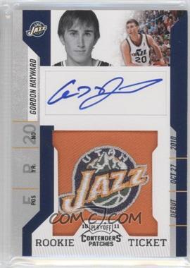 2010-11 Playoff Contenders Patches - [Base] #109 - Rookie Ticket Autograph - Gordon Hayward