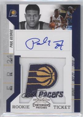 2010-11 Playoff Contenders Patches - [Base] #110 - Rookie Ticket Autograph - Paul George