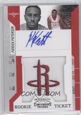 2010-11 Playoff Contenders Patches - [Base] #114 - Rookie Ticket Autograph - Patrick Patterson