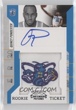 2010-11 Playoff Contenders Patches - [Base] #125 - Rookie Ticket Autograph - Quincy Pondexter