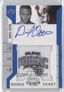 2010-11 Playoff Contenders Patches - [Base] #128 - Rookie Ticket Autograph - Daniel Orton