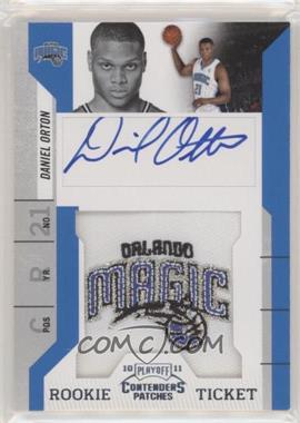 2010-11 Playoff Contenders Patches - [Base] #128 - Rookie Ticket Autograph - Daniel Orton