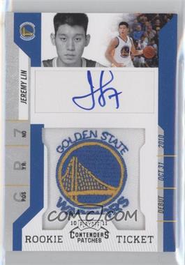 2010-11 Playoff Contenders Patches - [Base] #141 - Rookie Ticket Autograph - Jeremy Lin