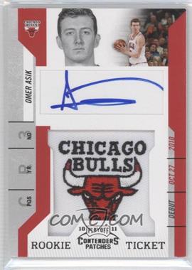 2010-11 Playoff Contenders Patches - [Base] #150 - Rookie Ticket Autograph - Omer Asik