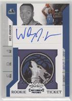 Rookie Ticket Autograph - Wesley Johnson