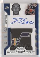 Rookie Ticket Autograph - Jeremy Evans