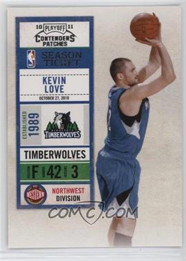 2010-11 Playoff Contenders Patches - [Base] #33 - Kevin Love