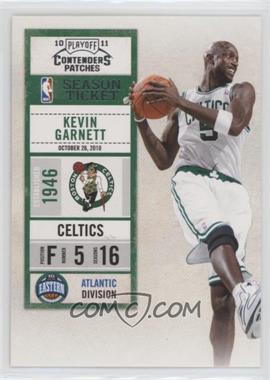 2010-11 Playoff Contenders Patches - [Base] #55 - Kevin Garnett