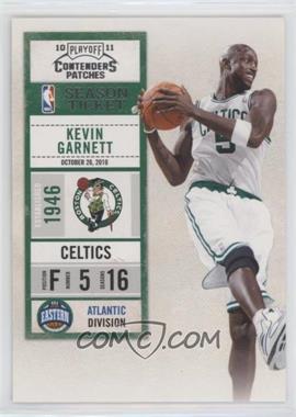 2010-11 Playoff Contenders Patches - [Base] #55 - Kevin Garnett