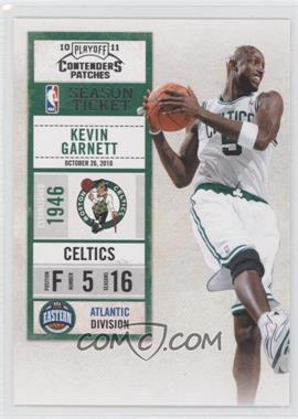 2010-11 Playoff Contenders Patches - [Base] #55 - Kevin Garnett