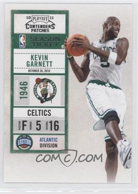 2010-11 Playoff Contenders Patches - [Base] #55 - Kevin Garnett