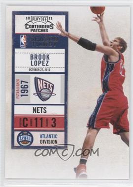 2010-11 Playoff Contenders Patches - [Base] #56 - Brook Lopez