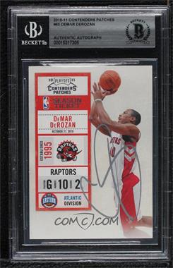 2010-11 Playoff Contenders Patches - [Base] #65 - DeMar DeRozan [BAS BGS Authentic]