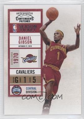 2010-11 Playoff Contenders Patches - [Base] #75 - Daniel Gibson