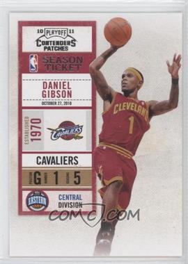 2010-11 Playoff Contenders Patches - [Base] #75 - Daniel Gibson