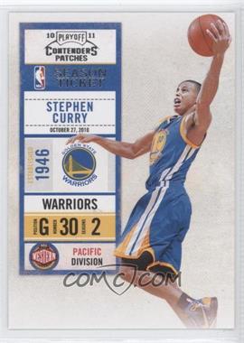 2010-11 Playoff Contenders Patches - [Base] #8 - Stephen Curry