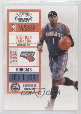 2010-11 Playoff Contenders Patches - [Base] #88 - Stephen Jackson