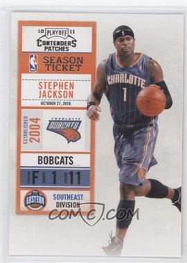 2010-11 Playoff Contenders Patches - [Base] #88 - Stephen Jackson