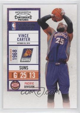 2010-11 Playoff Contenders Patches - [Base] #96 - Vince Carter